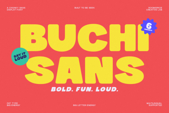 Buchi Sans merchant preview