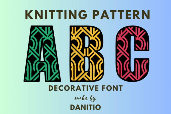 Knitting Pattern merchant preview